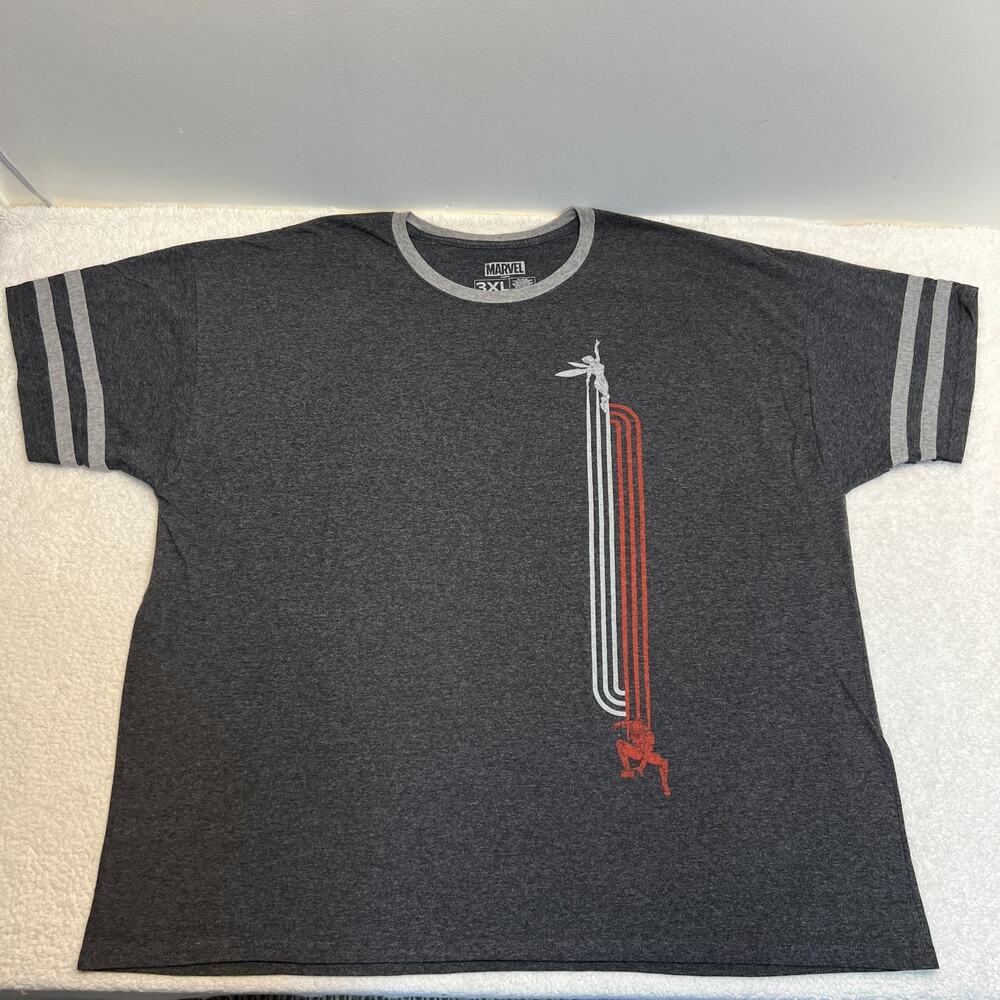 Lootwear Men T-Shirt Football Marvel Wasp & Ant-Man Limited Grey, Sz 3XL